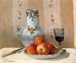 Still-life with apples and pitcher 1872